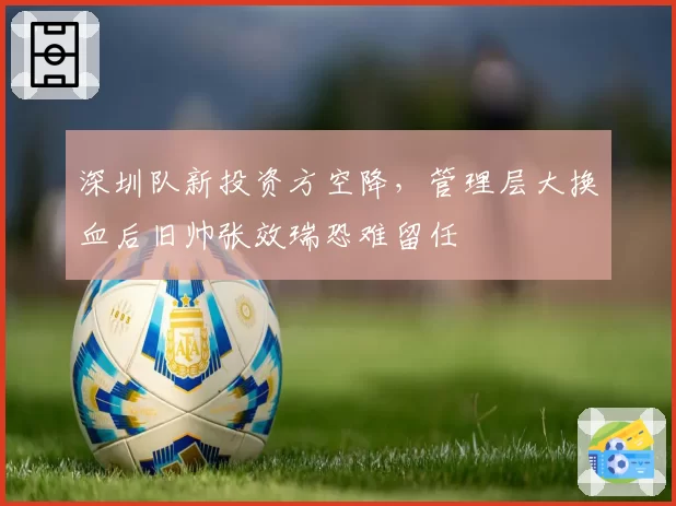 深圳队新投资方空降，管理层大换血后旧帅张效瑞恐难留任