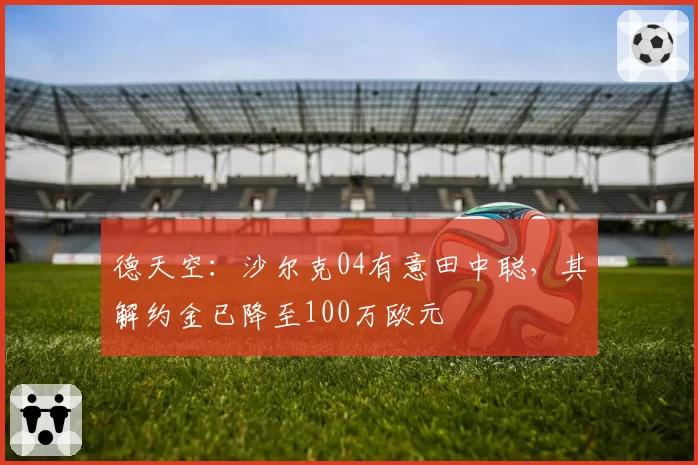 德天空：沙尔克04有意田中聪，其解约金已降至100万欧元